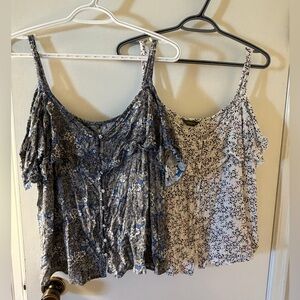 Set of 2 Denver Hayes button down tank tops size Large